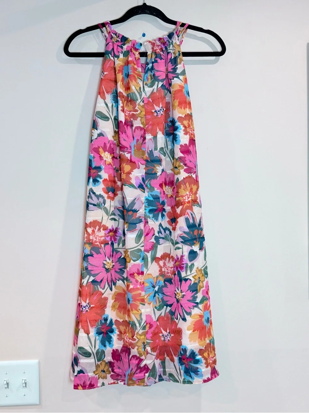 🔥NWOT Maggy London Floral Maxi Skirt in Pink & Multicolor Size 16 🔥